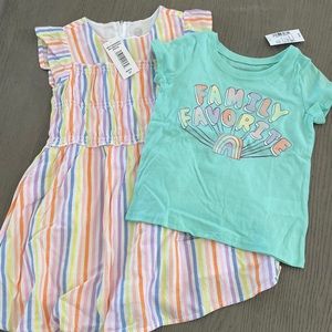 Nwt 3t dress and shirt